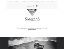 Tablet Screenshot of karavanadanza.com